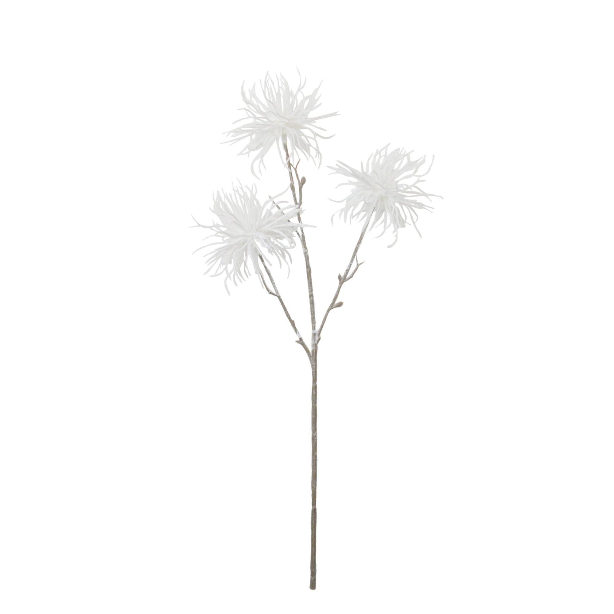 Northlight 17 Frosted White Spiky Floral Winter Christmas Stem